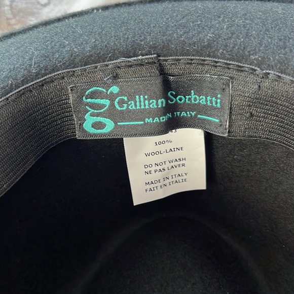 Black wool Panama hat - Picture 3 of 3